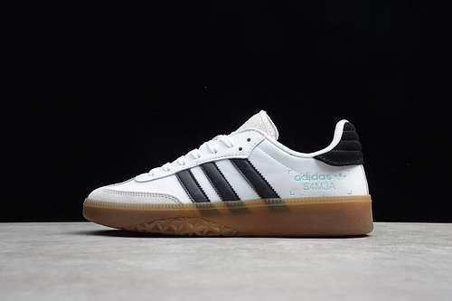 [BD7537]-[SAMBA RM SHOES FTWR WHITE/CORE BLACK/CLEAR MINT]-[WOMAN:36-39]-[MAN:40-45]