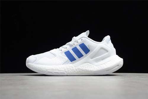 【320】[FW3021]-[DAY JOGGER BOOST SHOES CLOUD WHITE/CLOUD WHITE/NAVY BLUE]-[WOMAN:36-39]-[MAN:40-45]