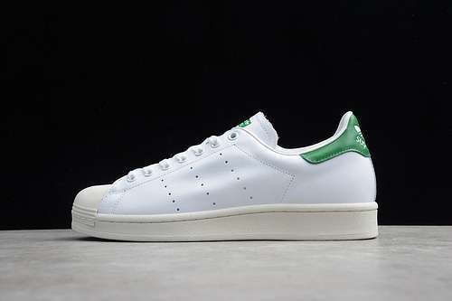 【300】[FW9328]-[SUPERSTAN SHOES CLOUD WHITE/CLOUD WHITE/GREEN]-[WOMAN:36-39]-[MAN:40-44]
