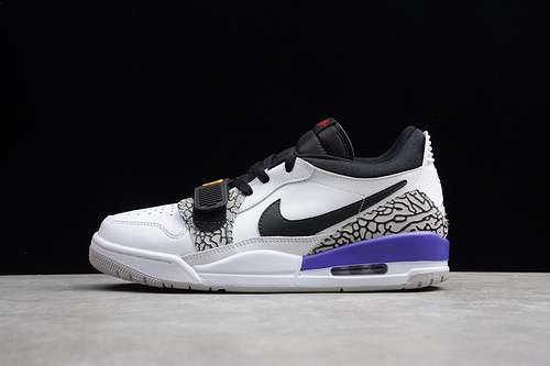 [86-84-95]-[CD7069-108]-[AIR JORDAN LEGACY 312 LOW WHITE/BLACK-PURPLE]-[WOMAN:36-39]-[MAN:40-45]