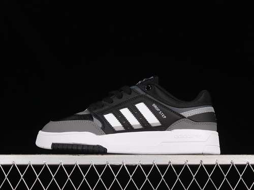 【250】[GW9733]-[ｄｒｏｐ STEP XL LOW SHOES CORE BLACK/DARK GREY-CLOUD WHITE]-[WOMAN:36-39]-[MAN:40-45]