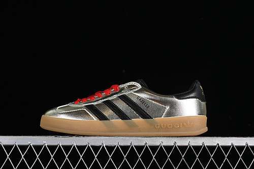 【220】[901072]-[ORIGINALS X GU*CCI GAZELLE BLACK/SILVER/RED/BROWN]-[WOMAN:36-39]-[MAN:40-45]