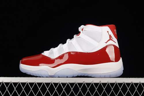 【580】[CT8012-116]-[AIR JORDAN 11 RETRO CHERRY WHITE/VARSITY RED-BLACK]-[MAN:40-47.5]