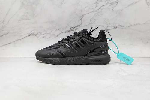 【280】[GZ7740]-[ZX 2K BOOST 2.0 SHOES CORE BLACK/CORE BLACK/CORE BLACK]-[WOMAN:36-39]-[MAN:40-45]