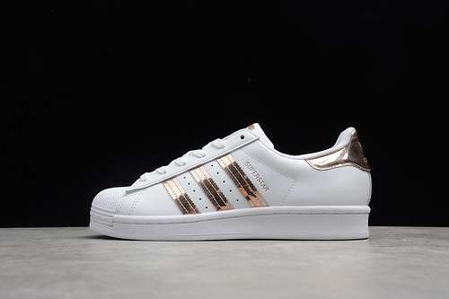 【260】[FX4271]-[SUPERSTAR SHOES WHITE/ROSE GOLD]-[WOMAN:35.5-39]
