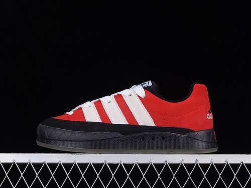 【250】[GY2093]-[HUMAN MADE X ADIMATIC SHOES POWER RED/CRYSTAL WHITE/CRYSTAL WHITE]-[UNISEX:36-45]