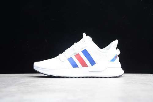 【250】[EG5331]-[U_PATH RUN SHOES FOOTWEAR WHITE/ROYAL BLUE/LUSH RED]-[WOMAN:36-39]-[MAN:40-45]