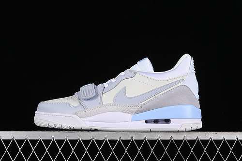 【310】[HQ1190-101]-[AIR JORDAN LEGACY AJ312 LOW WHITE/GREY/BLUE]-[WOMAN:36-39]-[MAN:40-46]
