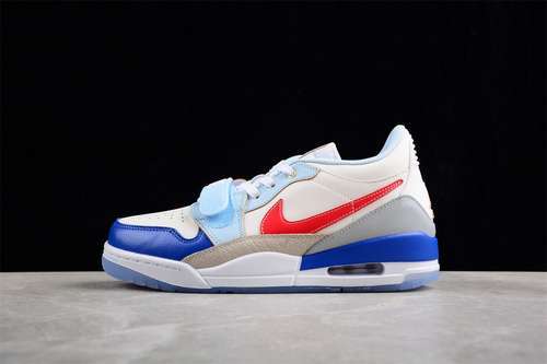 【300】[CD7069 -166]-[AIR JORDAN LEGACY 312 LOW WHITE/BLUE/RED/GREY]-[WOMAN:36-39]-[MAN:40-46]