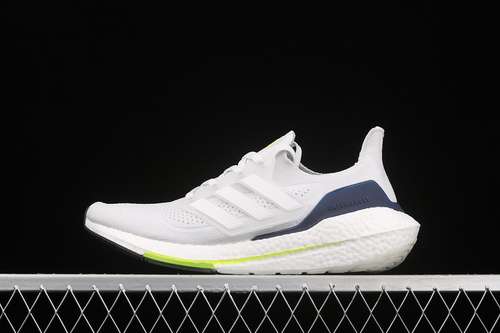 【320】[FY0371]-[ULTRABOOST 21 SHOES CRYSTAL WHITE/CLOUD WHITE/SOLAR YELLOW]-[MAN:39-45]