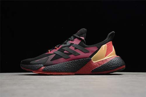 【320】[Q46505]-[X9000L4 BOOST SHOES CORE BLACK/BERRY POWDER/GOLD]-[WOMAN:36-39]-[MAN:40-45]
