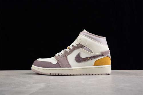【320】[DM9652-102]-[AIR JORDAN 1 MID SE CRAFT INSIDE OUT SAIL/TAUPE HAZE/FOSSIL STONE/CELESTIAL GOLD]