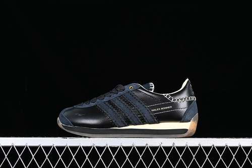 【280】[GY1702]-[WALES BONNER X ADIDAS ORIGINALS COUNTRY BLACK/BLUE]-[WOMAN:36-39]-[MAN:40-45]