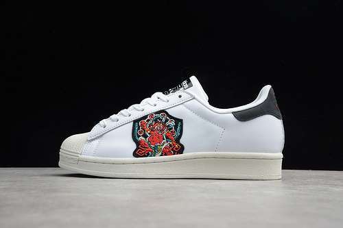 【300】[FY6735]-[SUPERSTAR SHOES CLOUD WHITE/CORE BLACK/RED]-[WOMAN:36-39]-[MAN:40-44]