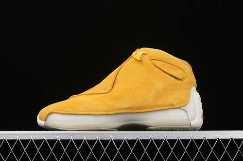 【450】[AA2494-701]-[AIR JORDAN 18 RETRO YELLOW OCHRE/YELLOW OCHRE-WHITE]-[MAN:40-47.5]