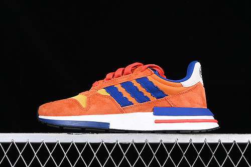 【270】[D97046]-[ZX500 RM BOOST WHITE/BLUE/ORANGE/BLACK]-[WOMAN:36-39]-[MAN:40-45]
