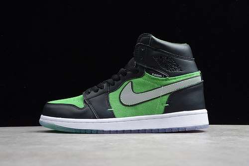 【380】[CK6637-300]-[AIR JORDAN 1 HIGH ZOOM FIR/BLACK-TOMATILLO-RAGE GREEN]-[UNISEX:36-45]