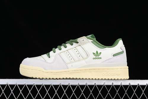 【250】[FZ6269]-[FORUM 84 LOW WHITE/GREY/GREEN]-[WOMAN:36-39]-[MAN:40-45]