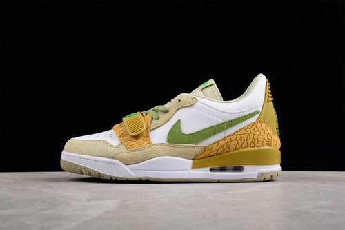 【340】[DX9260-001]-[AIR JORDAN LEGACY 312 LOW OLIVE/GOLD/WHITE]-[WOMAN:36-39]-[MAN:40-46]
