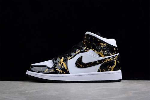 【340】[554724-132]-[AIR JORDAN 1 MID WHITE/TROPICAL TWIST-BLACK]-[WOMAN:36-39]-[MAN:40-46]