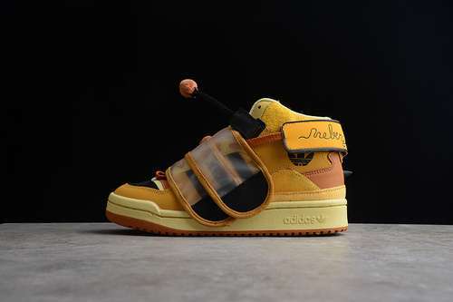【320】[GW8790]-[MELTING SADNESS X FORUM EXHIBIT MID BABO YELLOW/CORE BLACK/SAND]-[WOMAN:35.5-39]