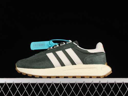 【250】[HP7849]-[RETROPY E5 SHOES DARK GREEN/BEIGE/ORANGE]-[WOMAN:36-39]-[MAN:40-45]