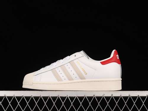 【230】[GY2543]-[SUPERSTAR X KITH CLASSICS WHITE/WHITE/RED]-[WOMAN:35.5-39]-[MAN:40-44]