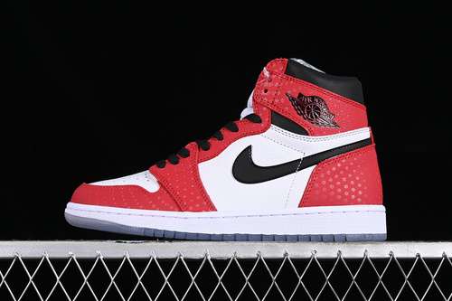 【500】[555088-602]-[CJ AIR JORDAN 1 RETRO HIGH OG SPIDERMAN RED/BLACK-WHITE/BLUE]-[MAN:40-47.5]