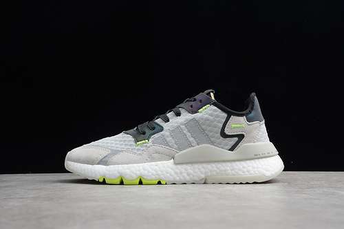 [EF5839]-[NITE JOGGER SHOES LIGHT SOLID GREY/CHARCOAL SOLID GREY/HI-RES YELLOW]-[MAN:40-45]-[1-110]