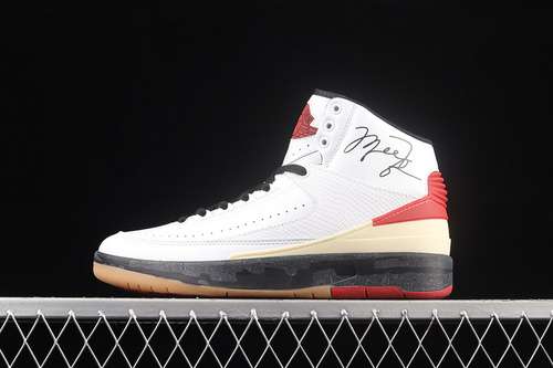 【500】[DJ4375-101]-[OFF-WHITE X AIR JORDAN 2 MID SP WHITE/WHITE/WHITE]-[MAN:39-46]