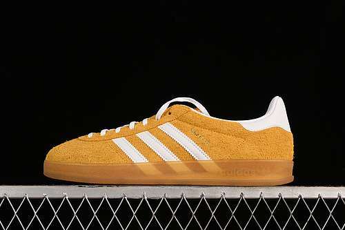 【300】[HQ8716]-[ORIGINALS GAZELLE INDOOR ORANGE PEEL/CLOUD WHITE/GOLD METALLIC]-[UNISEX:36-47]