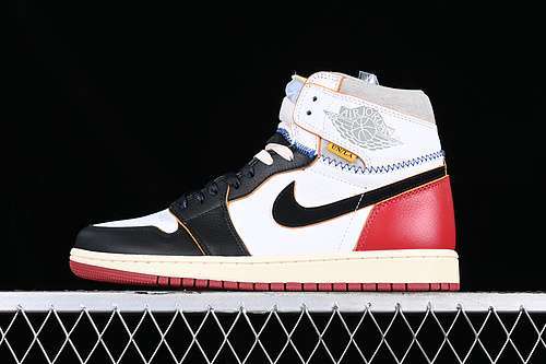 【360】[BV1300-106]-[UNION X AIR JORDAN 1 RETRO HIGH PK NRG BLACK/WHITE/RED/GREY]-[MAN:40-47.5]
