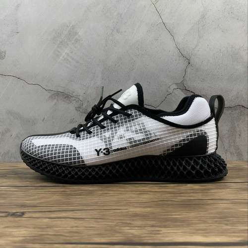 【360】[FX1059]-[Y-3 RUNNER 4D IO CHALK WHITE/CORE BLACK/FOOTWEAR WHITE]-[MAN:39-45]