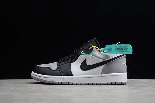 [553558-110]-[AIR JORDAN 1 LOW GREY TOE GREY/WHITE/ATMOSPHERE-BLACK]-[MAN:40-45]-[1.1-110]