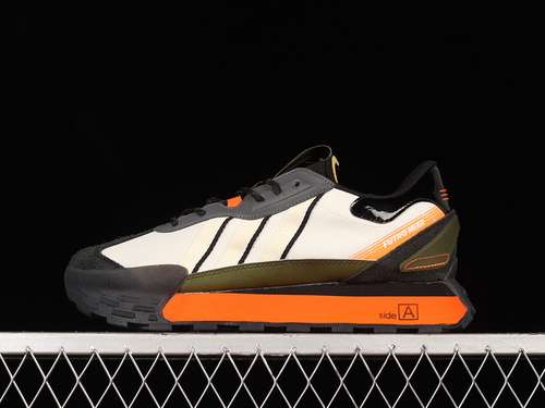 【310】[HP9673]-[FUTRO MIXR NEO SHOES CORE BLACK/BEIGE/ORANGE]-[WOMAN:36-39]-[MAN:40-45]