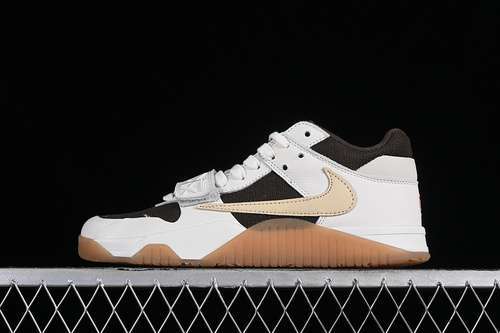 【430】[FZ8117-100]-[TRAVIS SCOTT JORDAN JUMPMAN JACK TR UNIVERSITY RED SAIL/MUSLIN/DARK MOCHA]