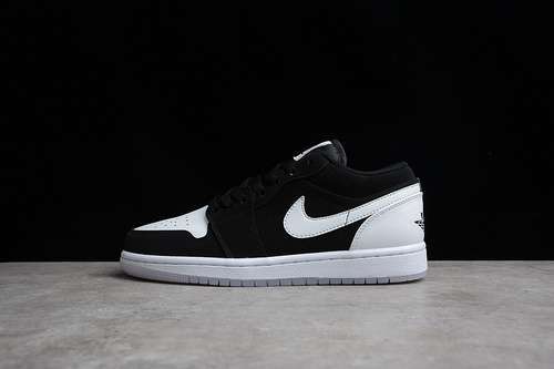 【300】[DH6931-001]-[GZ AIR JORDAN 1 LOW BLACK/BLACK/WHITE]-[WOMAN:36-39]-[MAN:40-46]