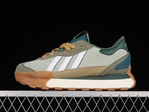 【300】[HP9827]-[FUTRO MIXR NEO SHOES DARK GREEN/FOOTWEAR WHITE/CLEAR BROWN]-[WOMAN:36-39]-[MAN:40-45]