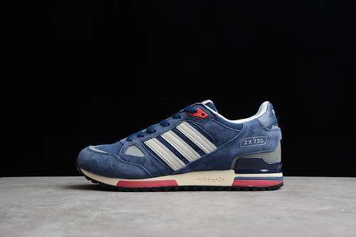 【280】[Q35065]-[ZX 750 SHOES NAVY BLUE/WHITE/RED]-[WOMAN:36-39]-[MAN:40-45]