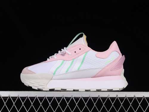 【310】[GY4742]-[FUTRO MIXR NEO SHOES CLOUD WHITE/PINK/GREEN]-[WOMAN:36-40]
