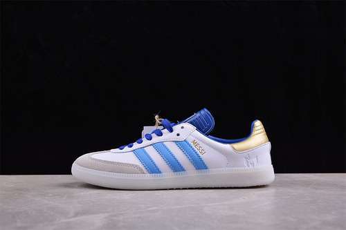 【240】[ID3550]-[SAMBA MESSL WHITE/LUCID BLUE/BLUE BURST/GOLD]-[WOMAN:36-39]-[MAN:40-45]
