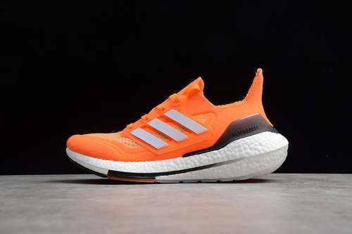 【300】[FZ1920]-[ULTRA BOOST 21 SHOES CLOUD WHITE/ORANGE/YELLOW-BLACK]-[WOMAN:36-39]-[MAN:40-45]