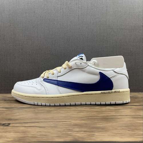 【320】[DM6839-186]-[TRAVI SCOTT X FRAGMENT X AIR JORDAN 1 LOW WHITE/WHITE/BLACK]-[UNISEX:36-47.5]