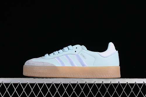 【230】[ID0435]-[SAMBA W ALMOST BLUE/CLOUD WHITE/SILVER METALLIC]-[WOMAN:36-39]-[MAN:40-45]