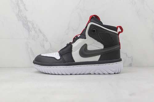 【280】[AR5321-016]-[AIR JORDAN 1 REACT HIGH BLACK/WHITE/GYM RED-BLACK]-[WOMAN:36-39]-[MAN:40-45]