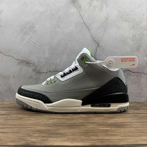 【430】[136064-006]-[AIR JORDAN 3 RETRO CHLOROPHYLL LIGHT SMOKE GREY/CHLOROPHYLLBLACK-WHITE]-[40-47.5]