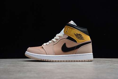 【340】[DD2224-200]-[AIR JORDAN 1 MID SE PARTICLE BEIGE/METALLIC RED BRONZE/UNIVERSITY GOLD/BLACK]