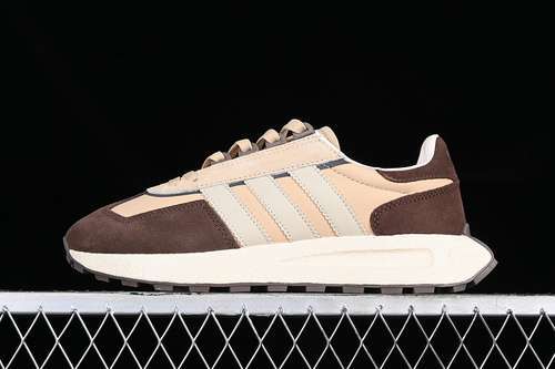 【260】[H03697]-[RETROPY E5 SHOES DARK BROWN/LIGHT KHAKI/WHITE]-[WOMAN:36-39]-[MAN:40-45]