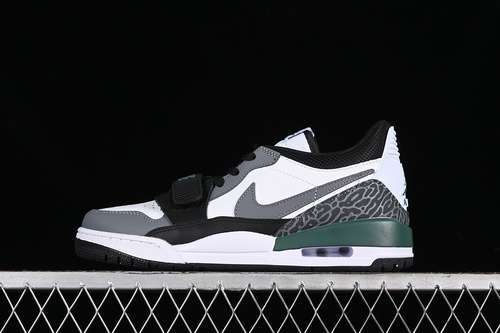 【310】[CD7069-131]-[AIR JORDAN LEGACY AJ312 LOW WHITE/BLACK/COOL GREY/OXIDIZED GREEN]-[UNISEX:36-46]