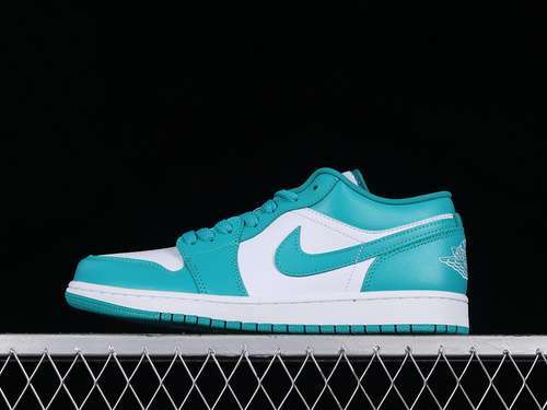【340】[DC0774-132]-[AIR JORDAN 1 LOW WHITE/WHITE/NEW EMERALD]-[MAN:40-45]